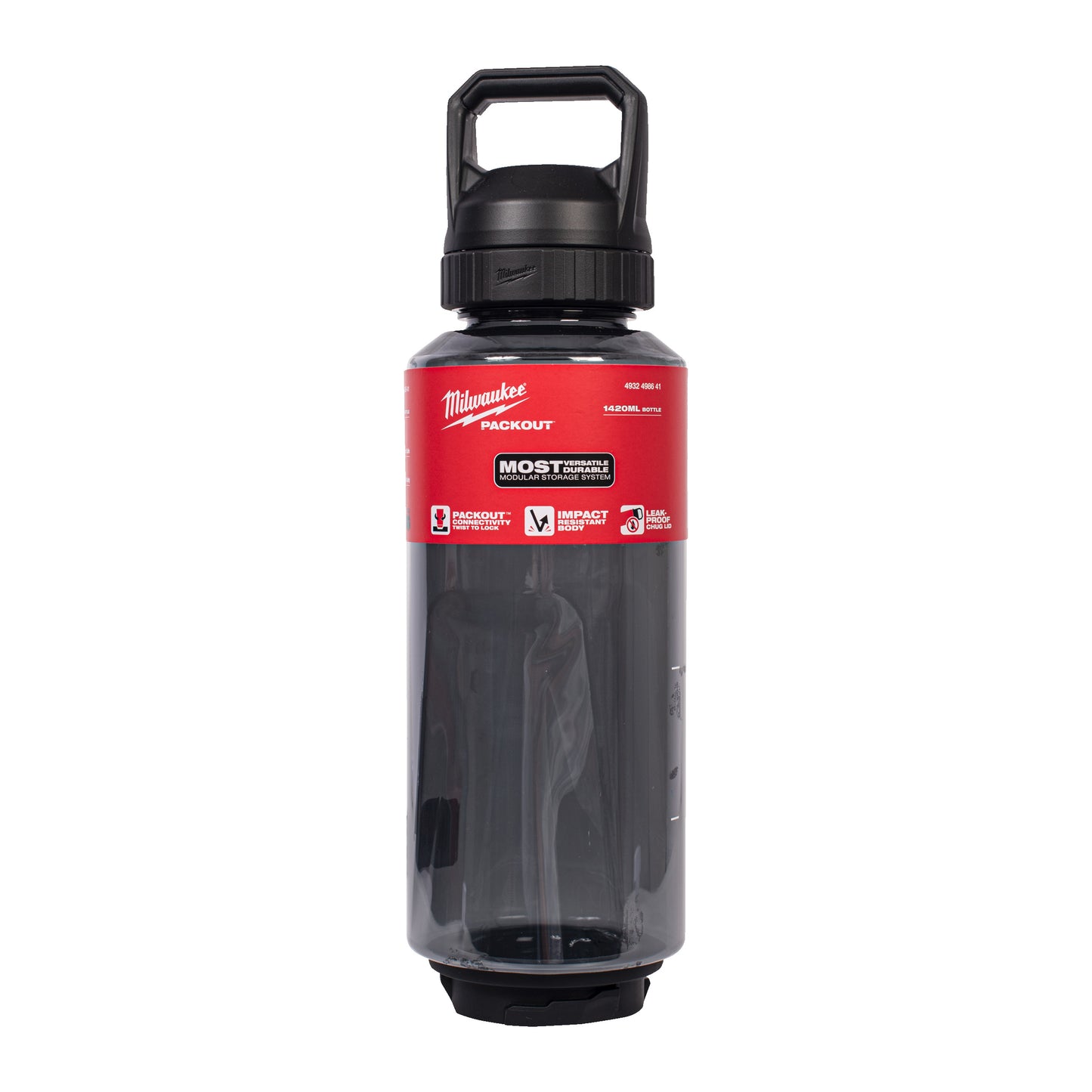 Milwaukee PACKOUT 1420 ml Kunststoffflasche Chug-Deckel Schwarz_kaisers_jetzt_11