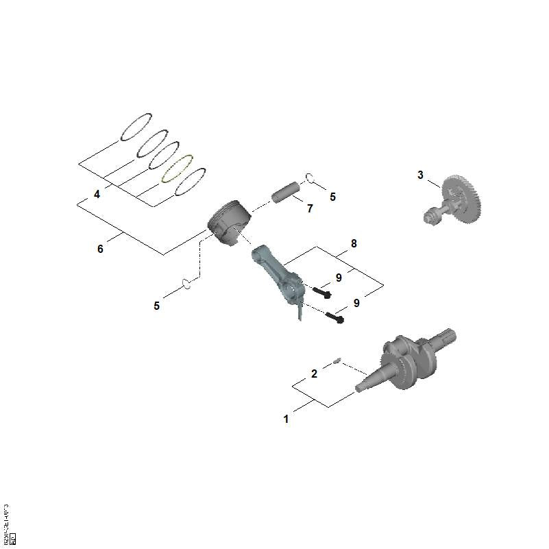 STIHL 0007-036-8600 Scheibenfeder positie 2 technische tekening