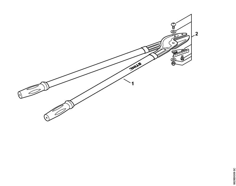 STIHL 0000-881-3659 Ersatzteilkit positie 2 technische tekening