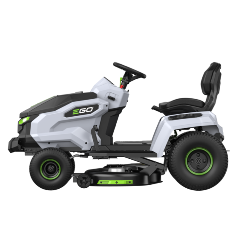 EGO Akku-Aufsitzmäher TR4201E mit 4 Akkus und Ladegerät