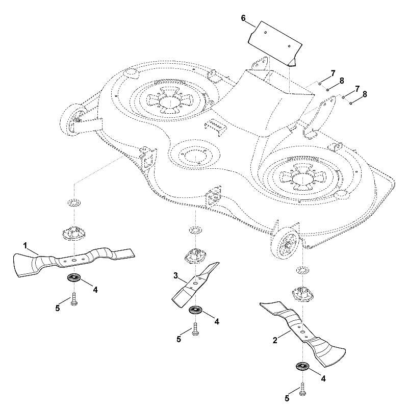 STIHL 6170-702-0101 Messer links positie 2 technische tekening