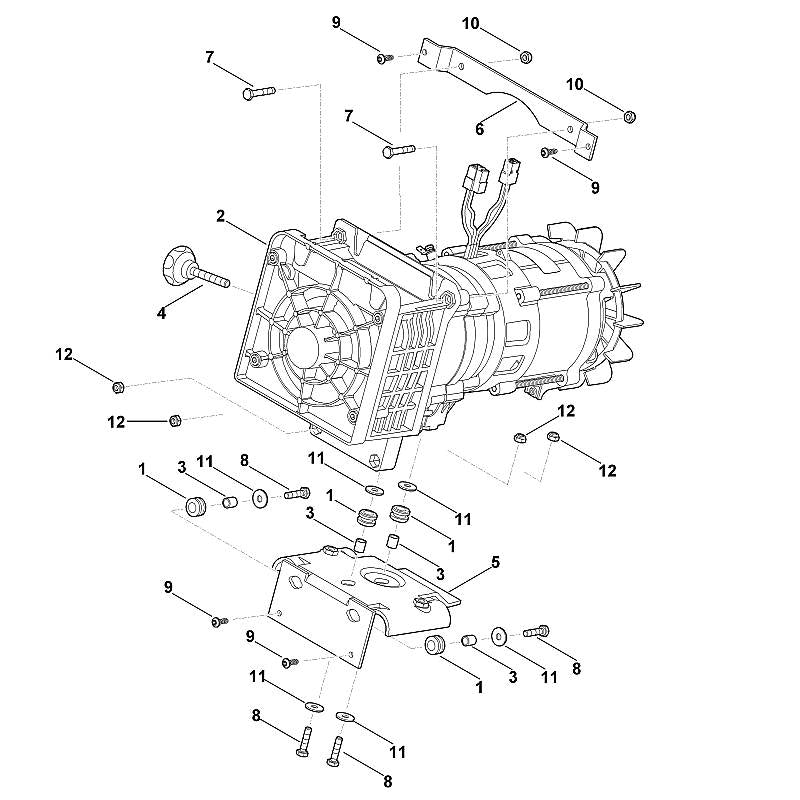 STIHL 6009-760-1810 Drehgriff positie 4 technische tekening