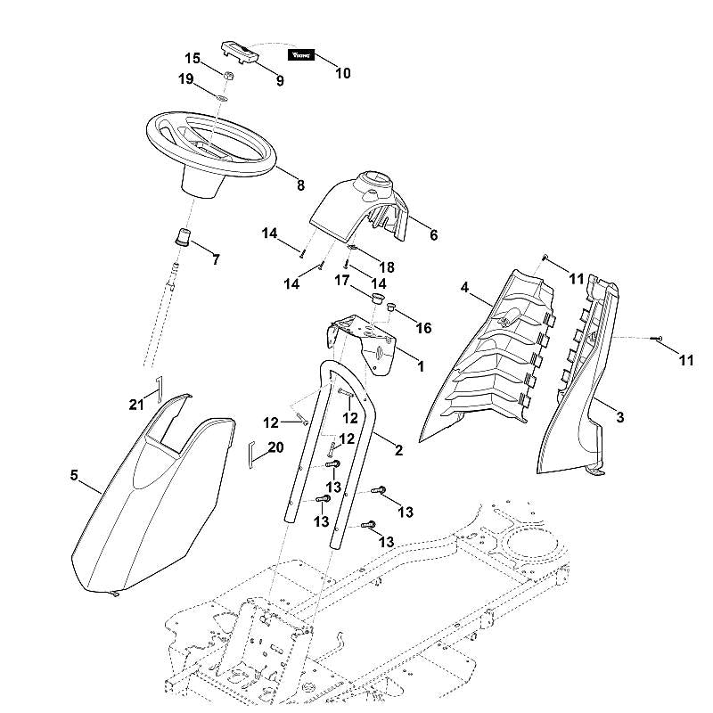 STIHL 6140-967-4450 Aufkleber links positie 20 technische tekening
