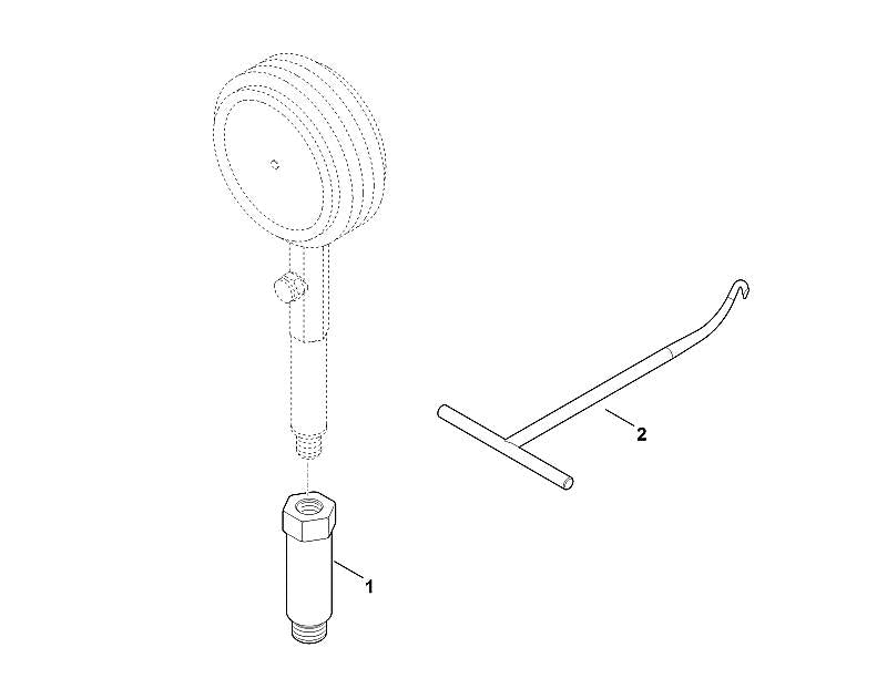 STIHL 0004-890-5600 Adapter positie 1 technische tekening