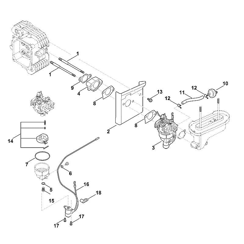 STIHL 0004-028-1502 Halter positie 18 technische tekening