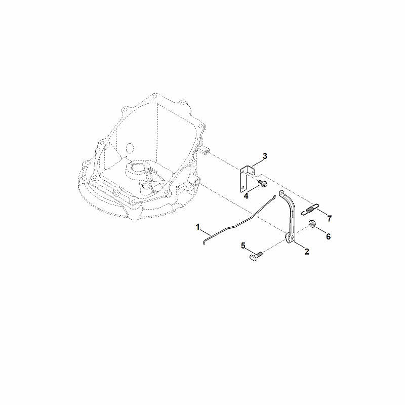 STIHL 0004-104-2110 Feder positie 7 technische tekening