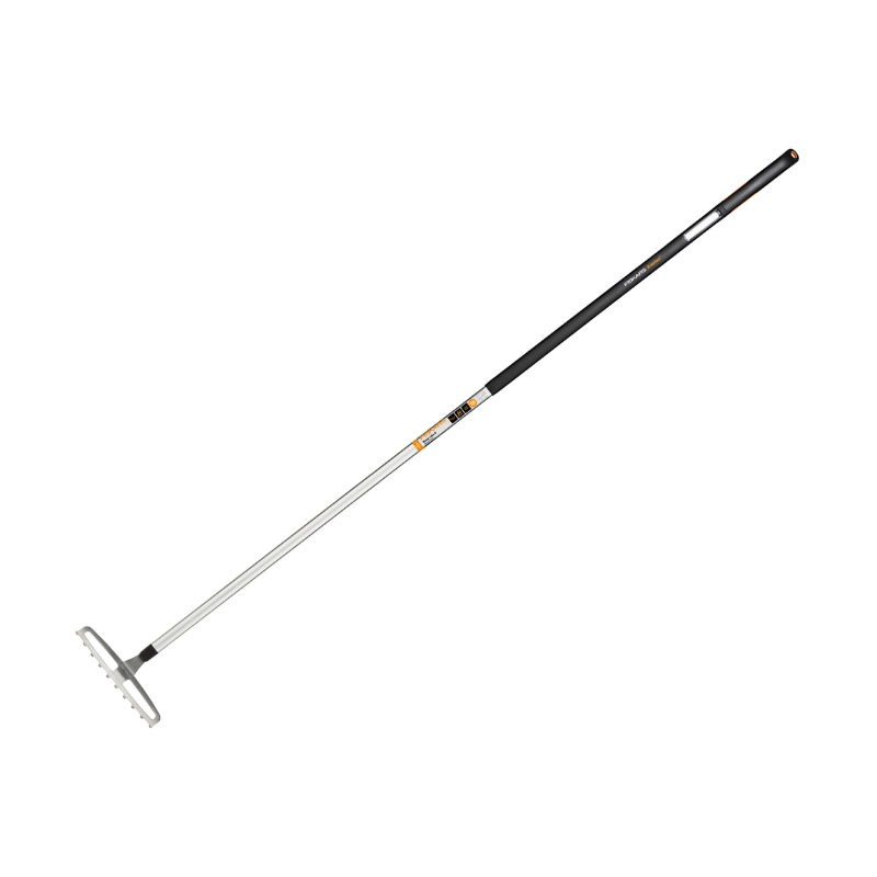 Fiskars Rosenrechen Xact S - mit 160 cm Stiel