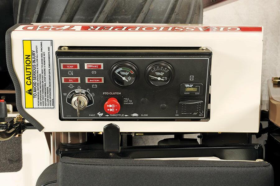 Grasshopper Benzin-Nullwendekreismäher 124V-48 Detailansicht