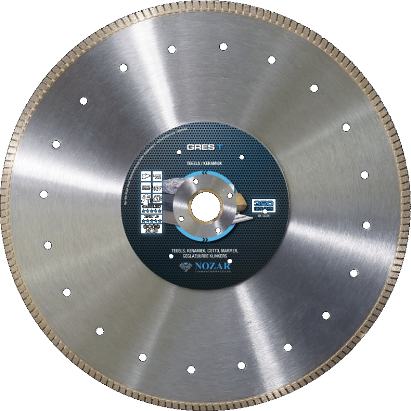 Nozar Diamant-Trennscheibe Gres T - 350 mm - Keramik
