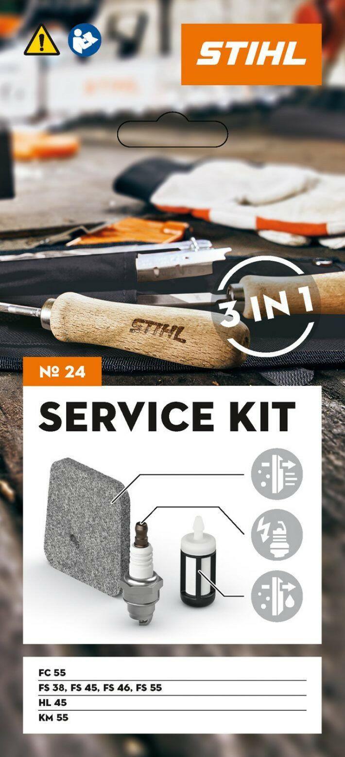 Stihl Service Kit 24 für FC 55 / FS 38 / FS 45 / FS 46 / FS 55 / HL 45 / KM 55 - Jetzt Stihl bei kaisers.jetzt