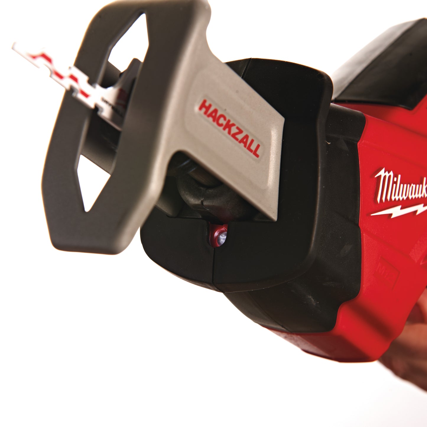 Milwaukee Akku-Kompakt-Säbelsäge M12 HZ-202C mit 2 x Akku M12 B2 + 1 x Lader C12 C Detailansicht