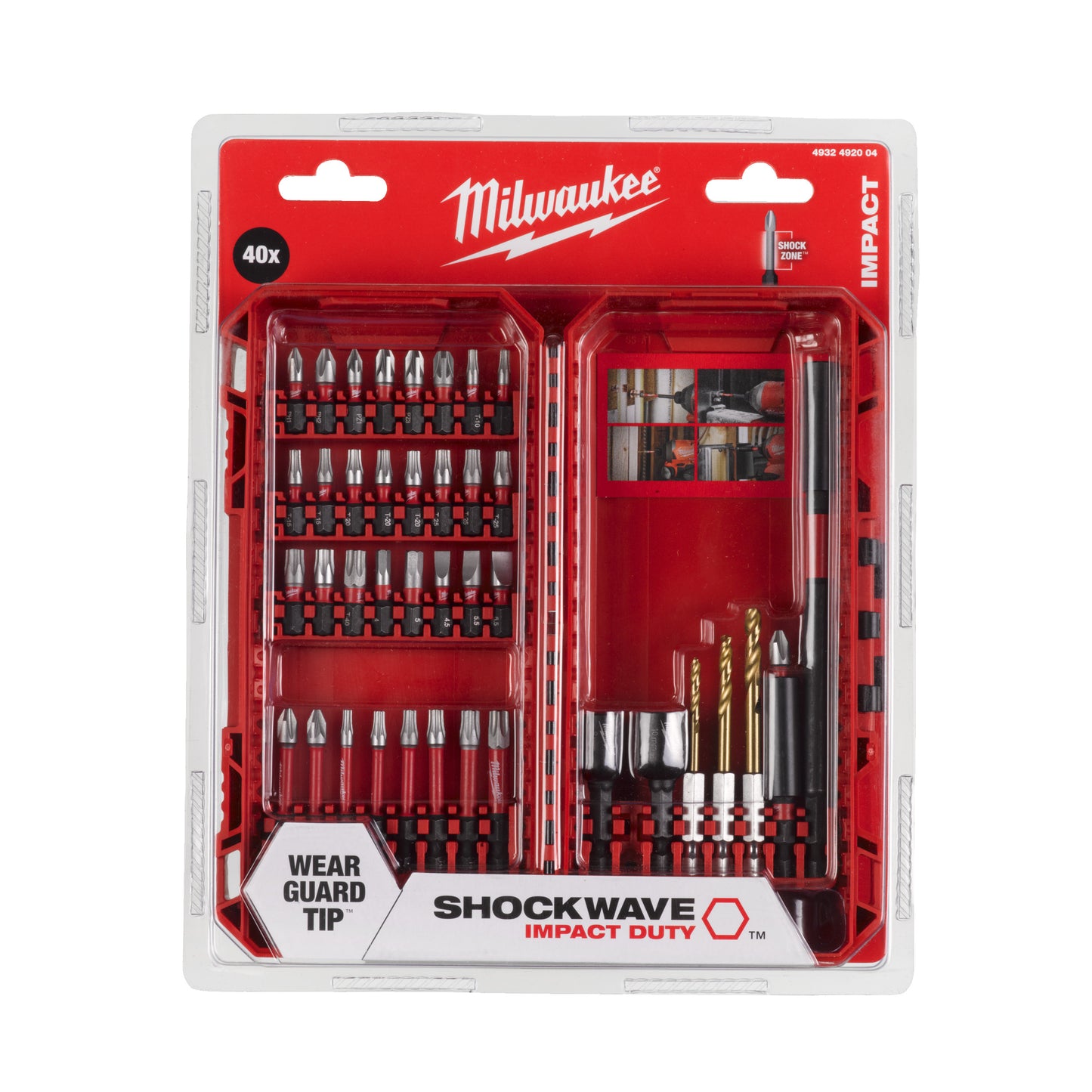 Milwaukee Bit-Set SHOCKWAVE Impact Duty - 40-teilig Packung