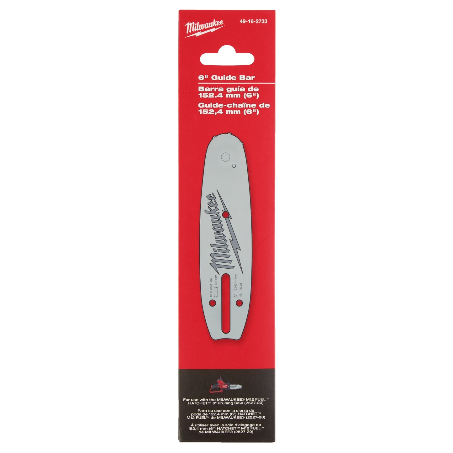 Milwaukee Führungsschiene 3/8" für M12 FHS - 15 cm Packung
