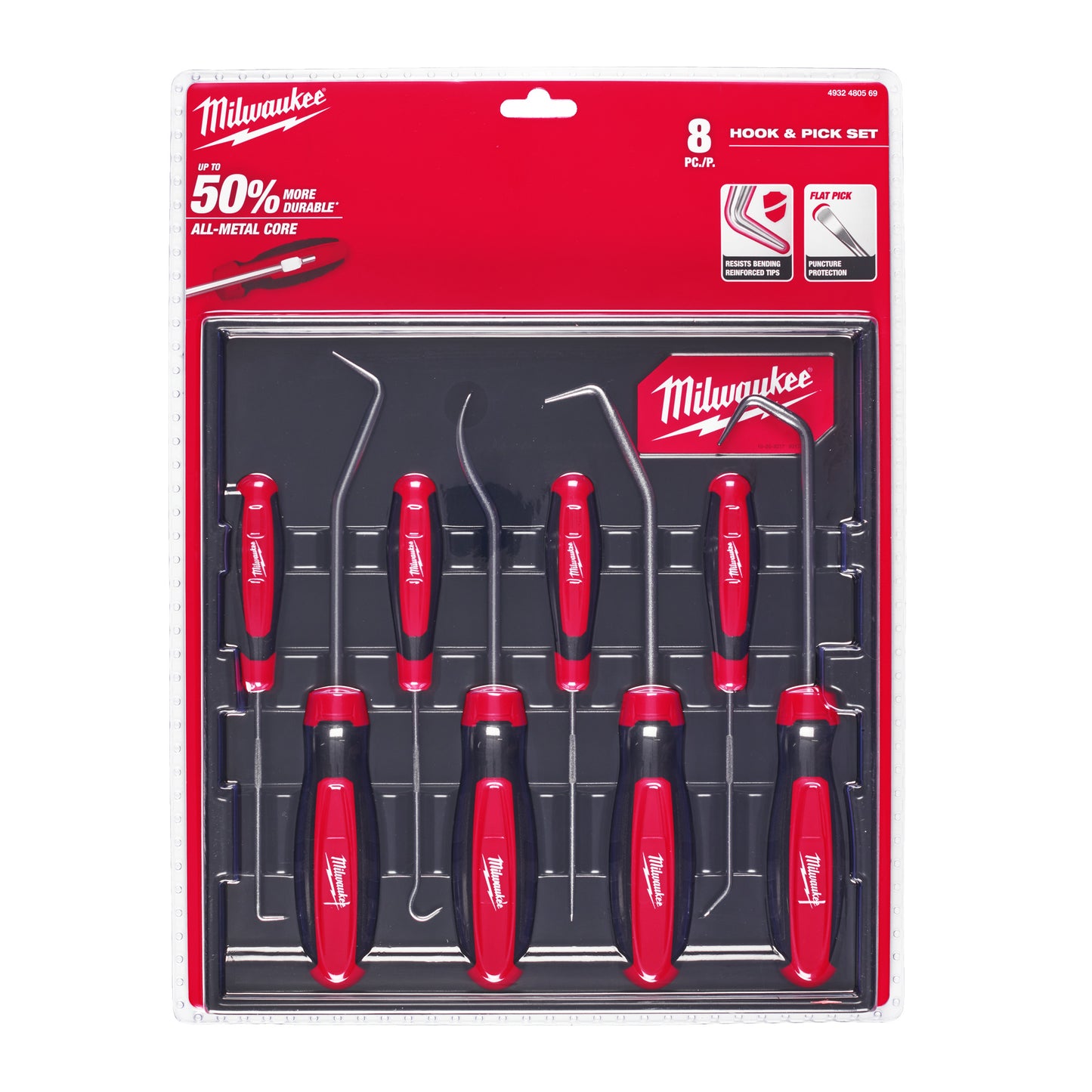 Milwaukee Haken- und Anreisswerkzeuge-Set - 8-teilig Packung
