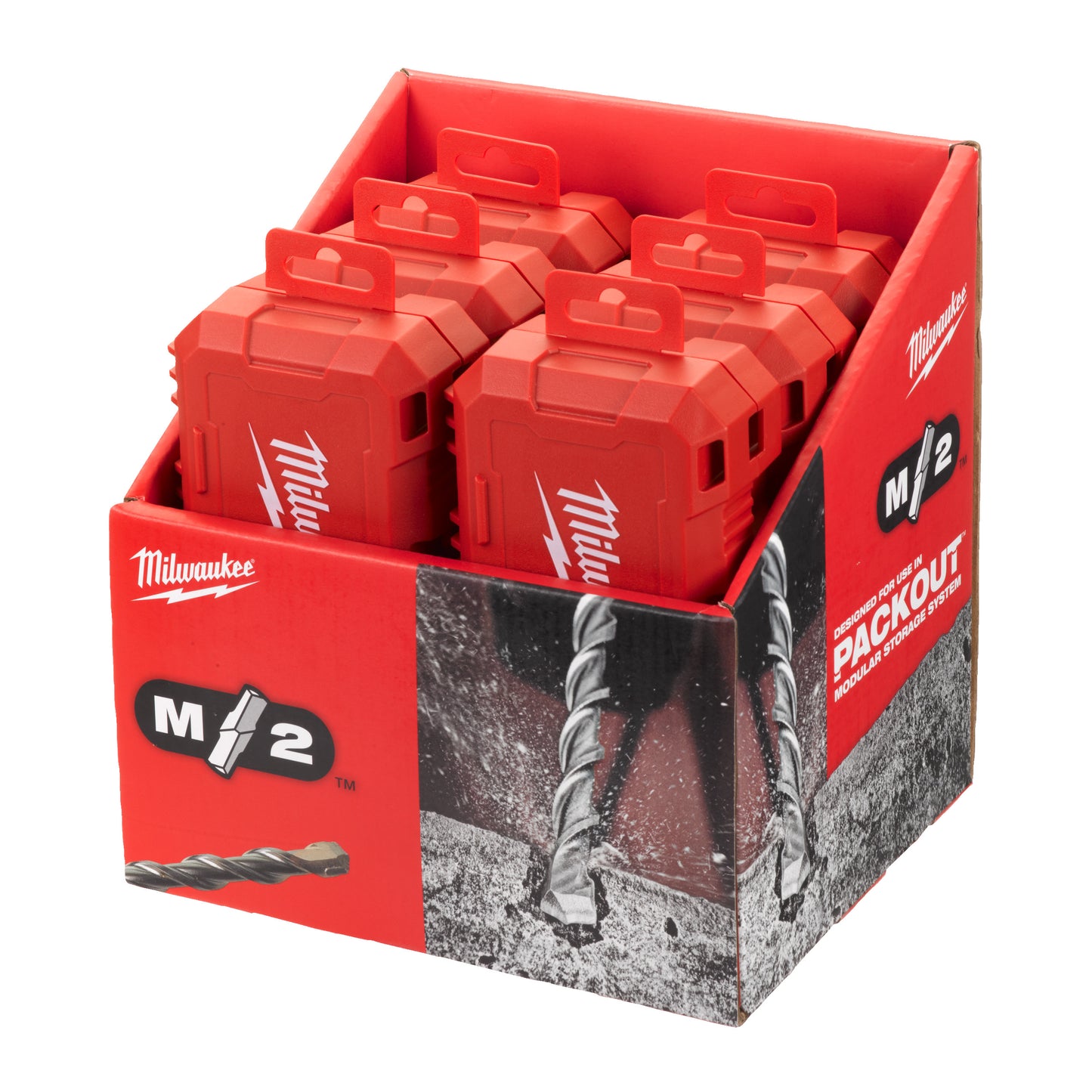 Milwaukee Hammerbohrer-Set SDS-Plus M2 - 10-teilig Packungen