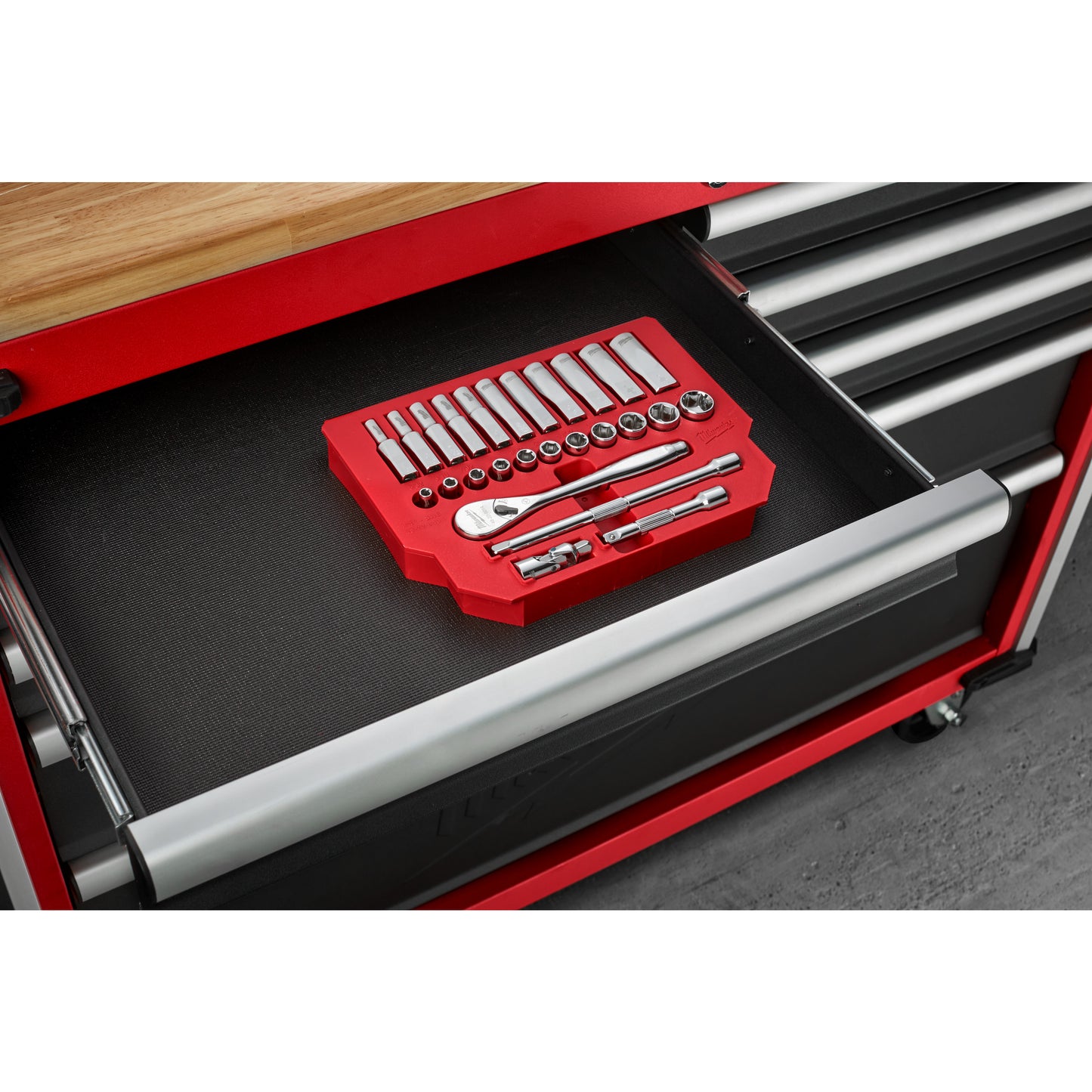Milwaukee Ratschen- und Steckschlüssel-Set 3/8" metrisch - 32-teilig 4