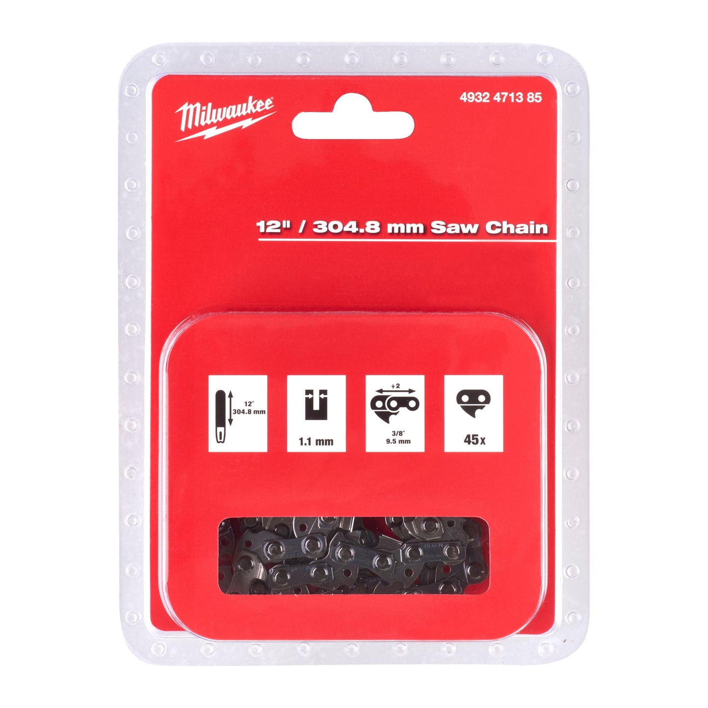 Milwaukee Sägekette 3/8" für M18 FCHSC - 30 cm Packung