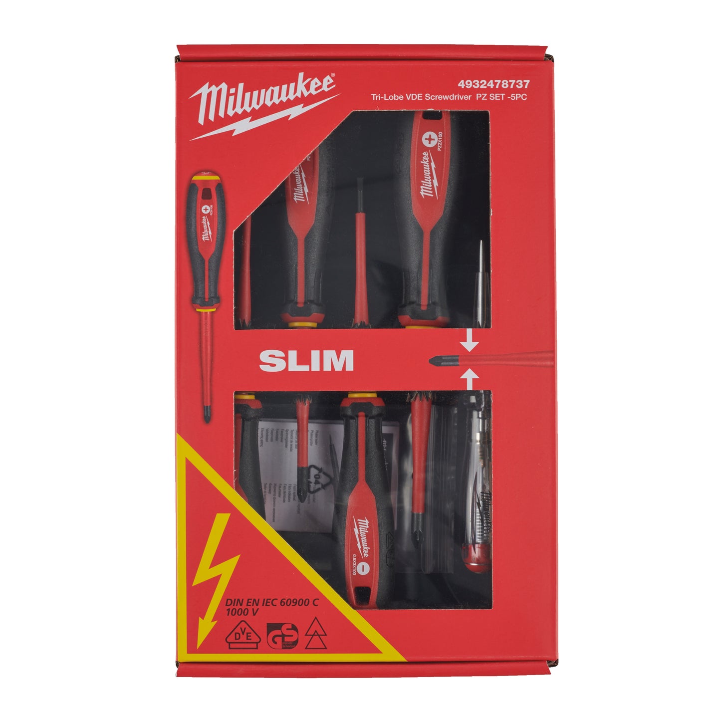 Milwaukee Schraubendreher-Set Tri-Lobe VDE - 5-teilig