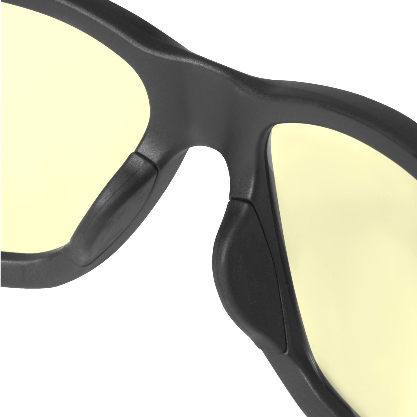 Milwaukee Sicherheitsbrille Performance gelb Detailansicht