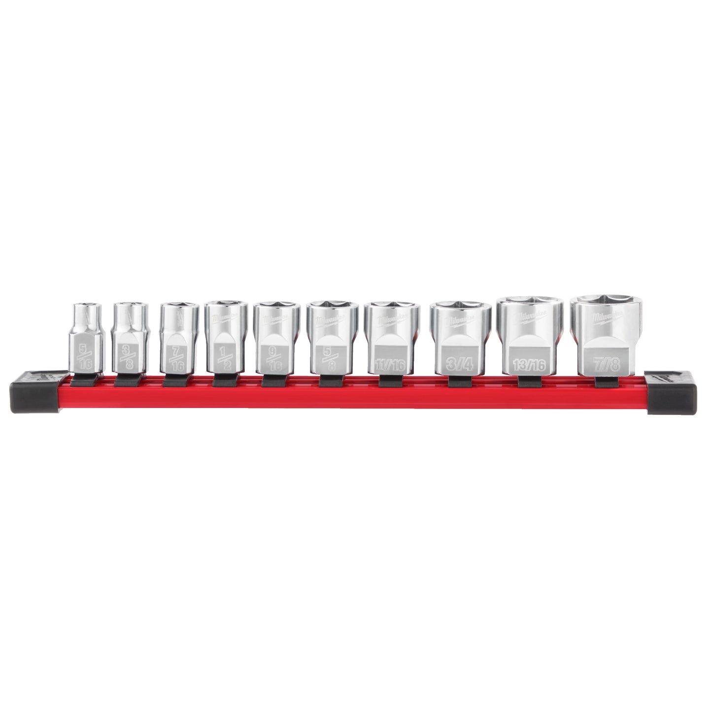 Milwaukee Steckschlüsseleinsatz-Set 3/8” - 10-teilig