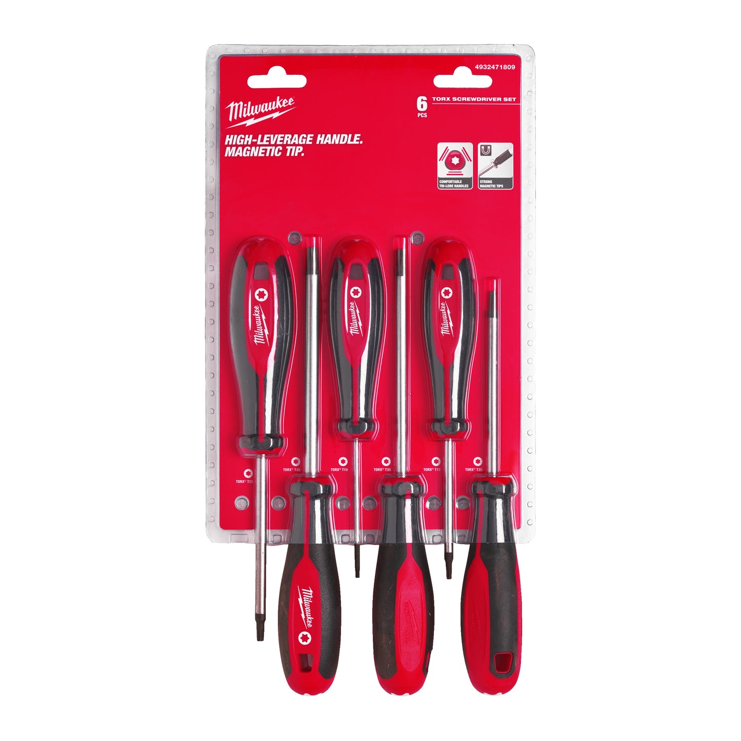 Milwaukee Torx-Schraubendreher-Set Tri-lobe - 6-teilig Verpackung
