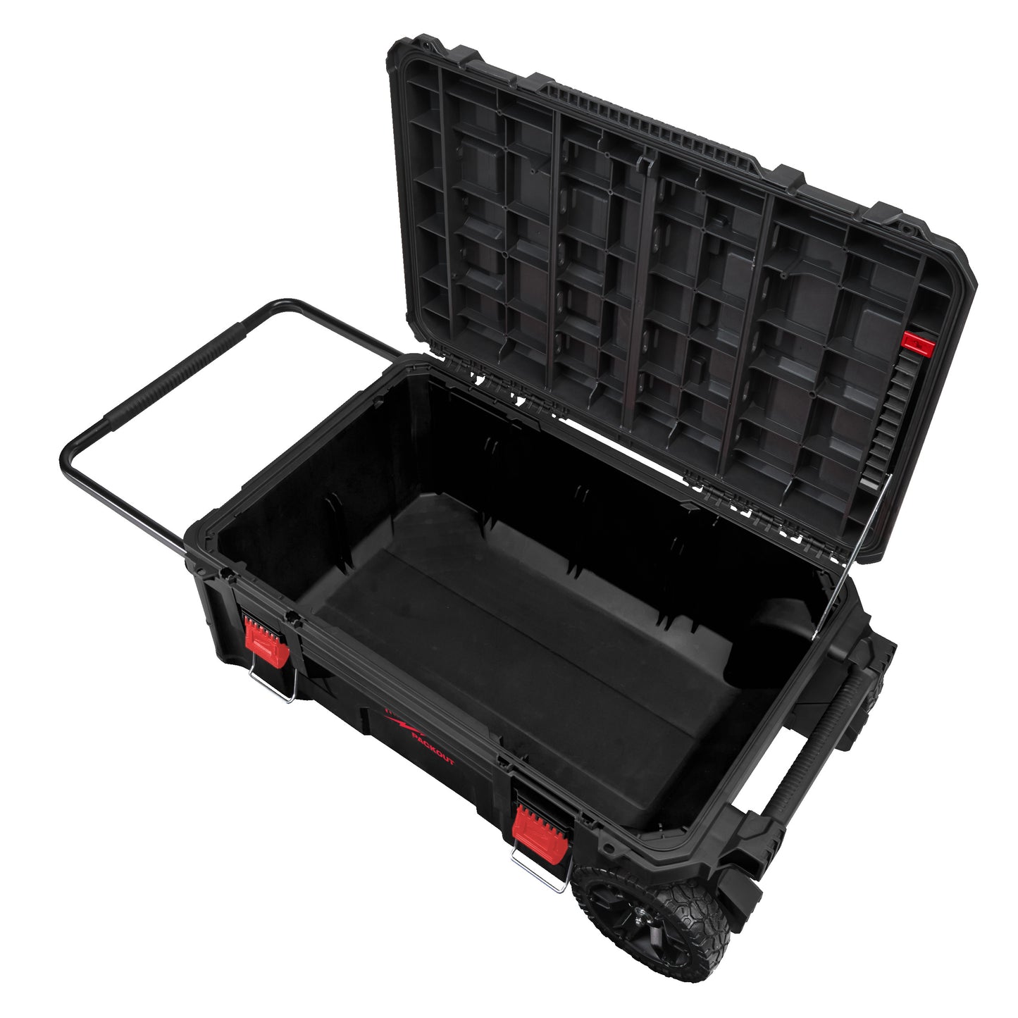 Milwaukee Trolley-Koffer PACKOUT XL geöffnet