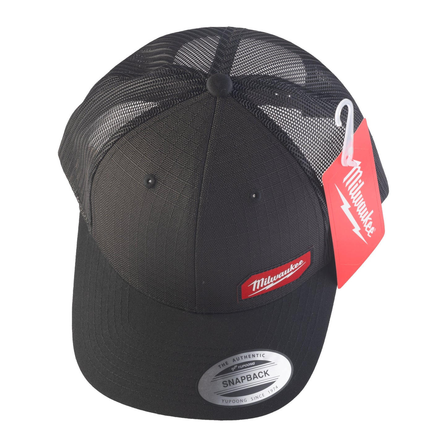 Milwaukee Trucker-Kappe Snapback schwarz