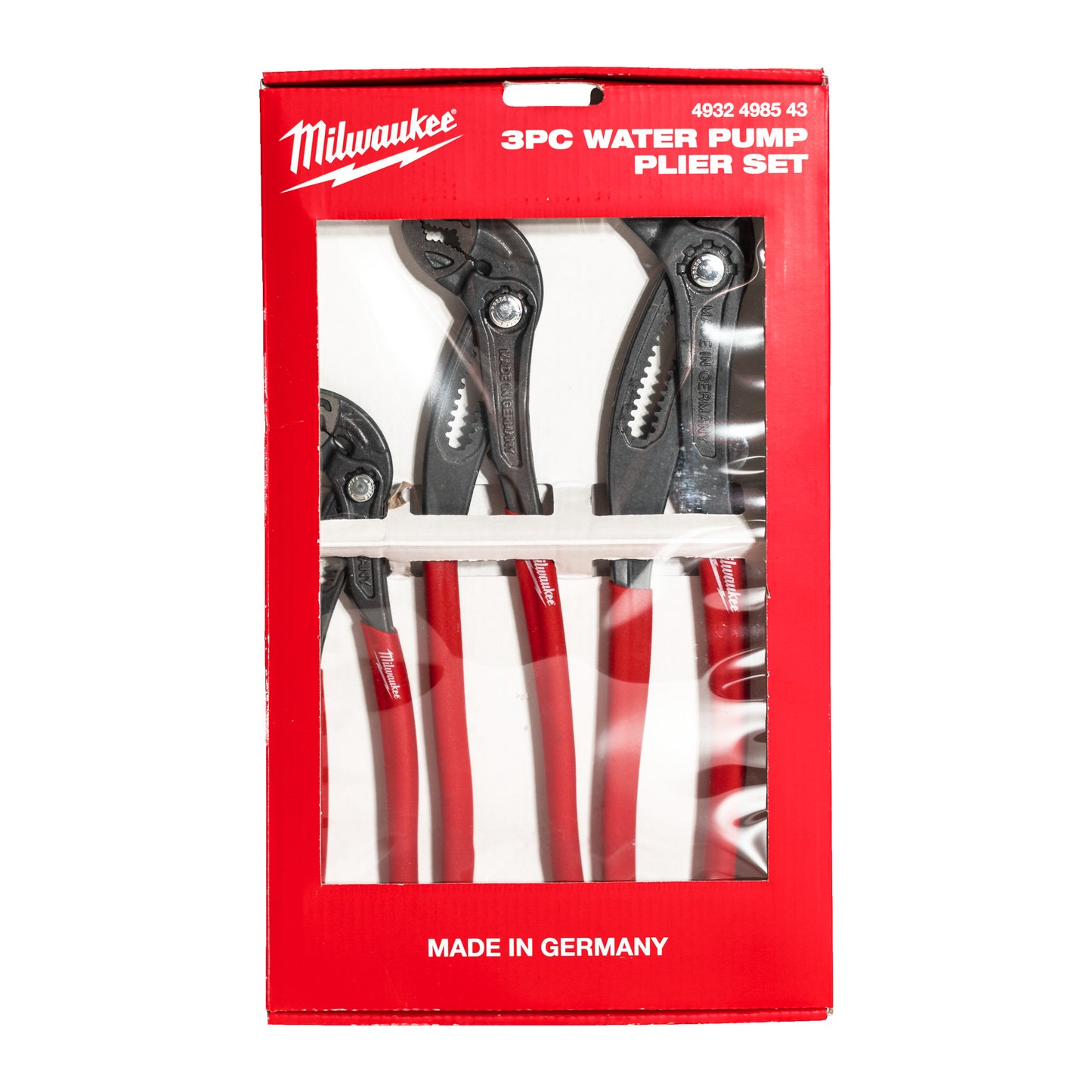 Milwaukee Wasserpumpenzangen-Set - 3 teilig Packung