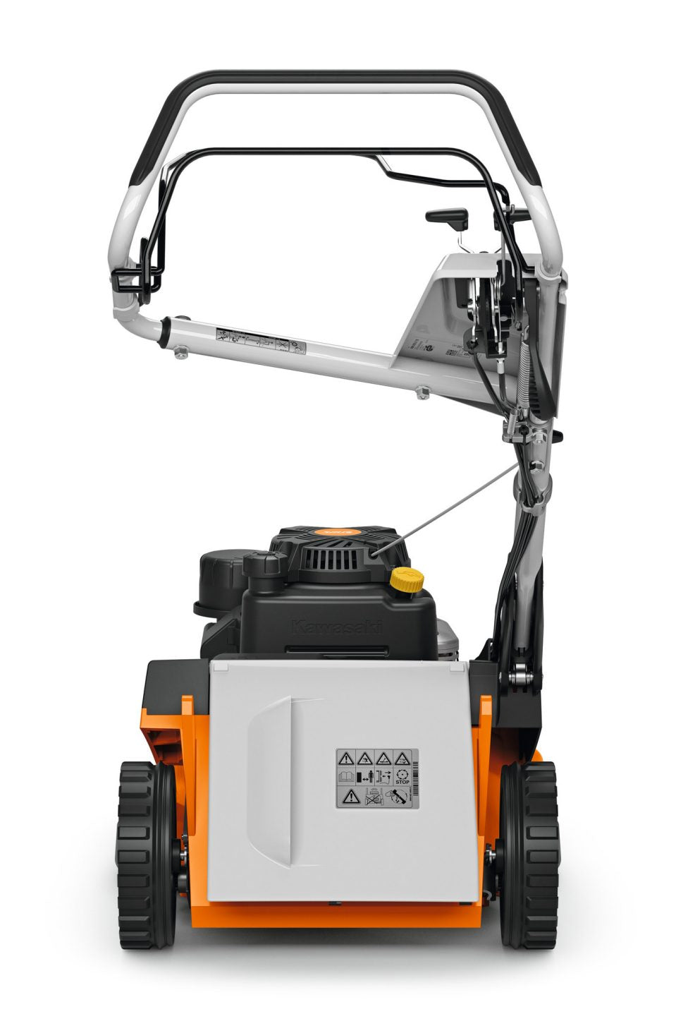 STIHL Benzin-Rasenmäher RM 655 YS Rückansicht