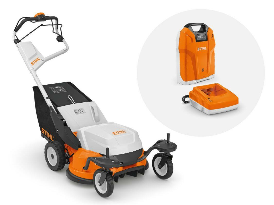 Stihl RMA 765 V Akku-Rasenmäher inkl. Akku AR 3000 L und AL 500 - Jetzt Stihlbei kaisers.jetzt
