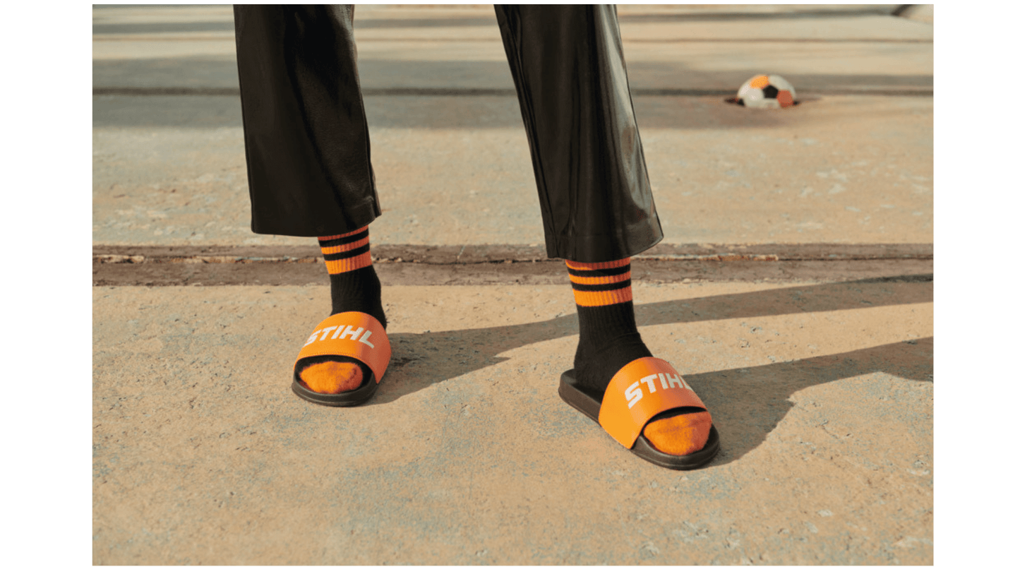 Stihl Badeschuhe in Aktion
