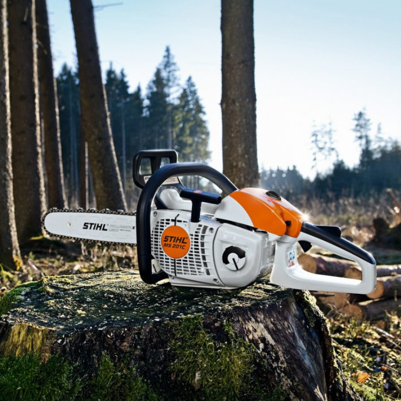 Stihl Benzin-Kettensäge MS 201 C-M - 35 cm Leichtschiene