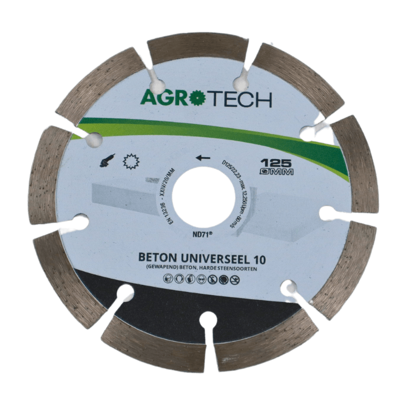 AgroTech Diamanttrenscheibe UNI - 125 mm / 22,33 mm - Jetzt AgroTech bei kaisers.jetzt