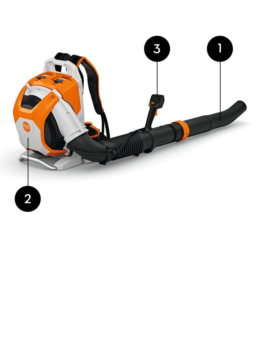 Stihl Rückentragbarer Akku-Laubbläser BRA 600 Einzelgerät