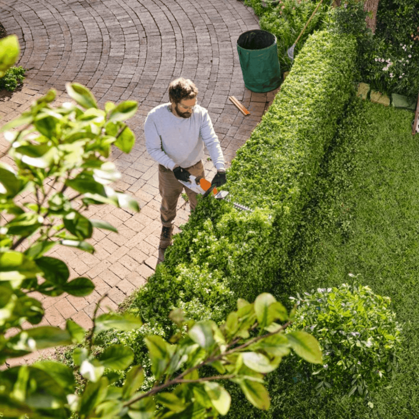 Stihl Akku-Heckenschere HSA 30.0 Einzelgerät in Aktion