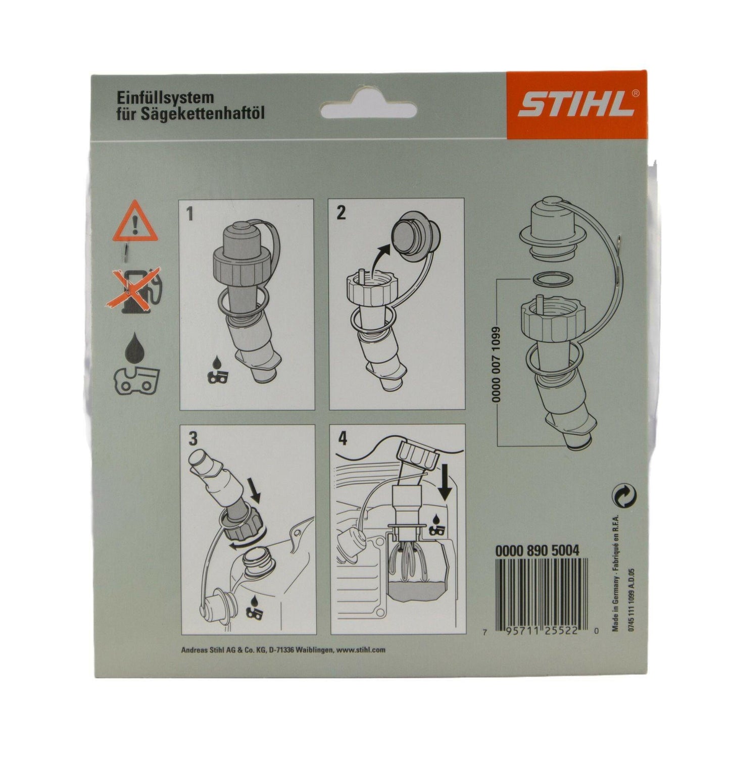 Stihl Einfüllsystem für Sägekettenhaftöl - Jetzt Stihl bei kaisers.jetzt