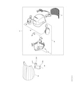 STIHL 0000-889-9040 Gesichtsschutz, Metallgitter DYNAMIC positie 7 technische tekening