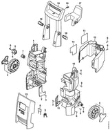 STIHL 4787-405-2500 Ferritkern positie 9 technische tekening
