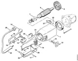 STIHL 9041-216-0780 Zylinderschraube DIN84-M4x40-5.8 positie 17 technische tekening