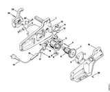 STIHL 1206-007-1001 Satz Kohlebürsten 120 V positie 22 technische tekening