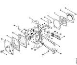 STIHL 1110-121-4800 Pumpenmembrane positie 10 technische tekening