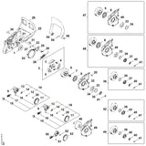 STIHL 1118-162-1001 Abdeckscheibe positie 1 technische tekening