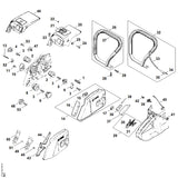STIHL 1118-790-1701 Griffrohr positie 26 technische tekening