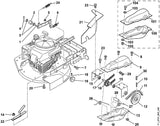 STIHL 6380-704-2100 Keilriemen positie 11 technische tekening