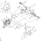 STIHL 1121-007-1050 Dichtungssatz positie 28 technische tekening