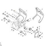 STIHL 1122-160-5500 Zugfeder positie 11 technische tekening
