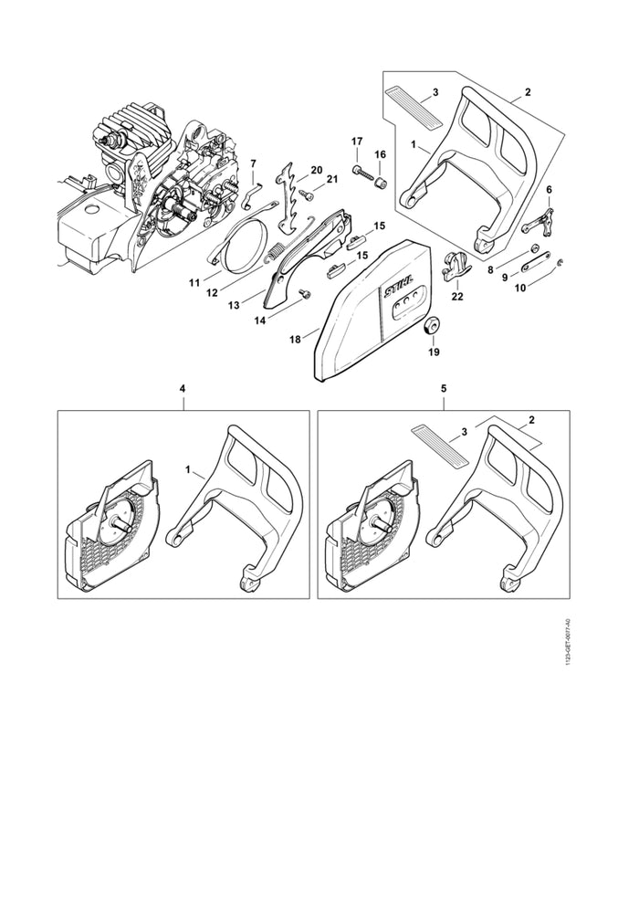 STIHL 1127-791-7200 Hülse positie 16 technische tekening