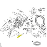STIHL 1123-141-4000 Schieber positie 19 technische tekening