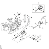 STIHL 1125-640-7110 Schnecke positie 22 technische tekening