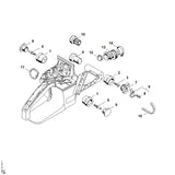STIHL 1125-791-6200 Schraube positie 5 technische tekening